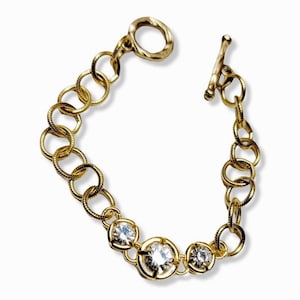 Large, Chunky Silver Crystal Rhinestone Chain Chain by the Foot, Jewelry Supplies, PW-2048 image 6