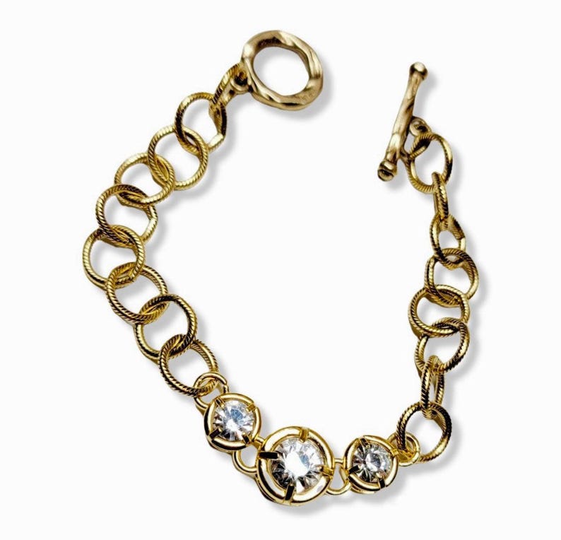 Large, Chunky Silver Crystal Rhinestone Chain Chain by the Foot, Jewelry Supplies, PW-2048 image 6