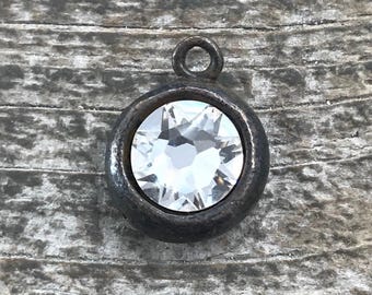 Swarovski Crystal Rustikaler Charme, Antiqued Rhinestone-Anhänger, Schmuckherstellungs-Handwerker-Ergebniss, BR-6401