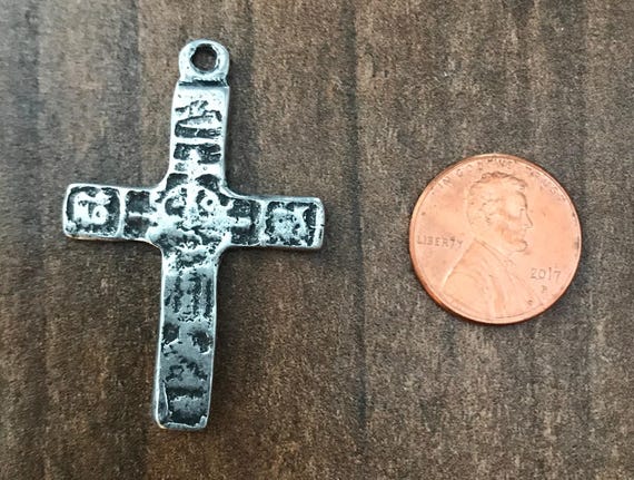 Ancienne Croix En Argent – Pièce Religieuse Vintage, Occasion