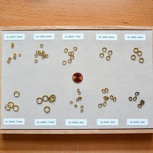 6mm Jump Rings, Rustic Brown Jump Rings, Antiqued Jump Rings, 50 jump rings, BR-6390 image 6