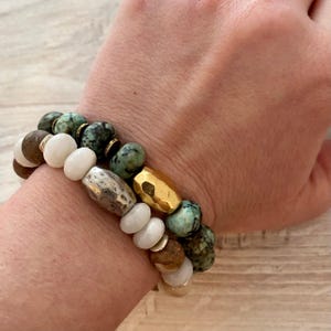 Grande perle coulissante ovale en forme de baril artisanal, résultat d'or vieilli, Fournitures pour bijoux, GL-6174 image 3