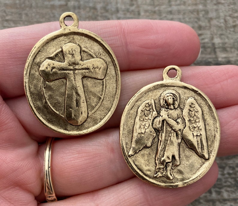 Archangel St. Raphael Catholic Medal Angel of Healing Etsy