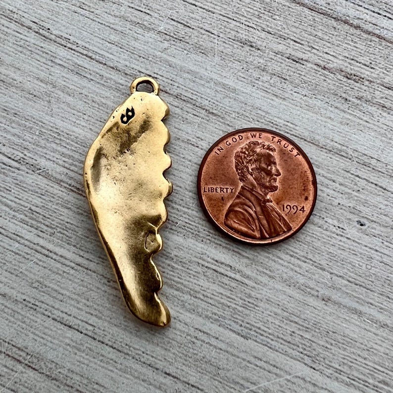 Vingberlock, Ängelhänge, Smyckestillverkning i antikt guld, GL-6241 bild 6