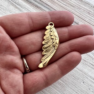 Vingberlock, Ängelhänge, Smyckestillverkning i antikt guld, GL-6241 bild 4