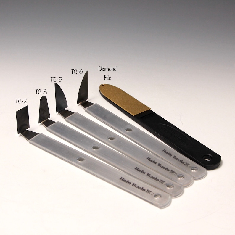 a diamond file~The Hardest TrimmingChatteringCurving Tools by Hsin-Chuen Lin A Set of 4 Tungsten Carbide \u00a9copy right #TXu 1-961-453