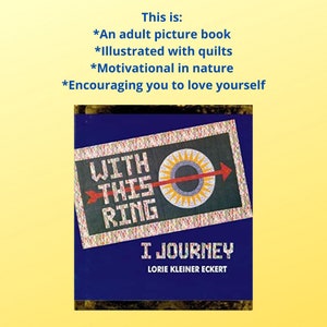 With This Ring: Illustrated Quilt Book - Motivational Hardback