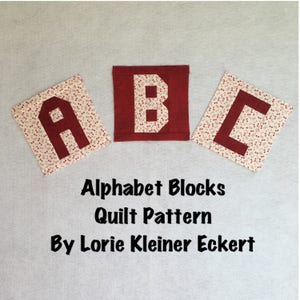 Padrão de colcha de blocos de alfabeto, download instantâneo, padrão de colcha, colchas personalizadas, colcha remendada, alfabeto de colcha, PDF, colchas com palavras