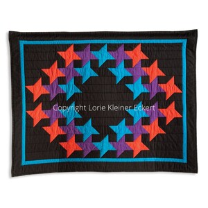 Amish Quilt Star Art Print: Patchwork Wall Hanging (Digital Download)