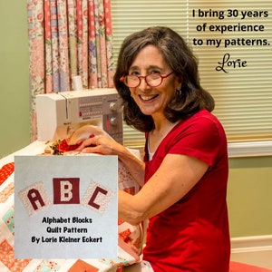 Alphabet Blocks Quilt Pattern - Instant Download - Personalized Quilts ...