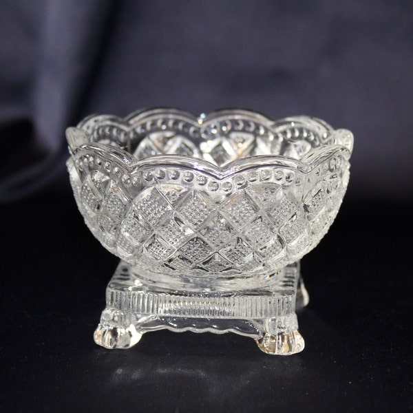 Vintage Avon American Pattern Glass Pedestal Salt Cellar