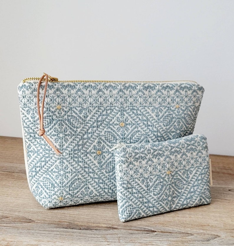 Makeup Bag Set Women Toiletry Bag Set Set of Two Zipper Etsy