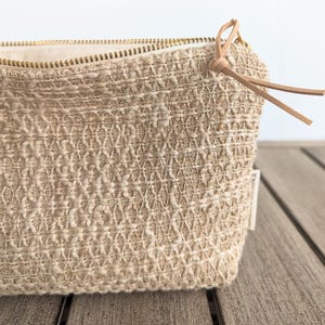 Étui Maquillage Bohème, Trousse De Toilette Femme, Pochette de Voyage Fait Main, Cadeau Parfait Maman, Cadeau Adolescente, Étui Cosmétique