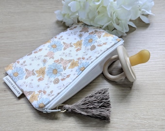 Little Treasures Pouch / Cute Little Zipper Pouch For Baby & Kids / Baby Essentials Pouch / Small Gift for Baby