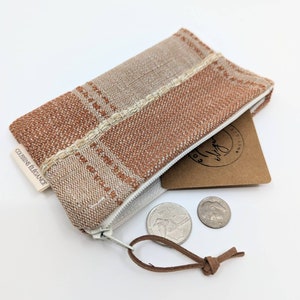 Petit porte monnaie rustique, cadeau adolescente, mini trousse rustique, mini pochette, petit cadeau femme, cadeau unique jeune femme