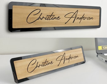 Name Plate Desk, Office Desk Accessories, Cubicle Name Plate, Custom Office Desk Name Plate, Office Desk Decor, Job Promotion Gift Decor