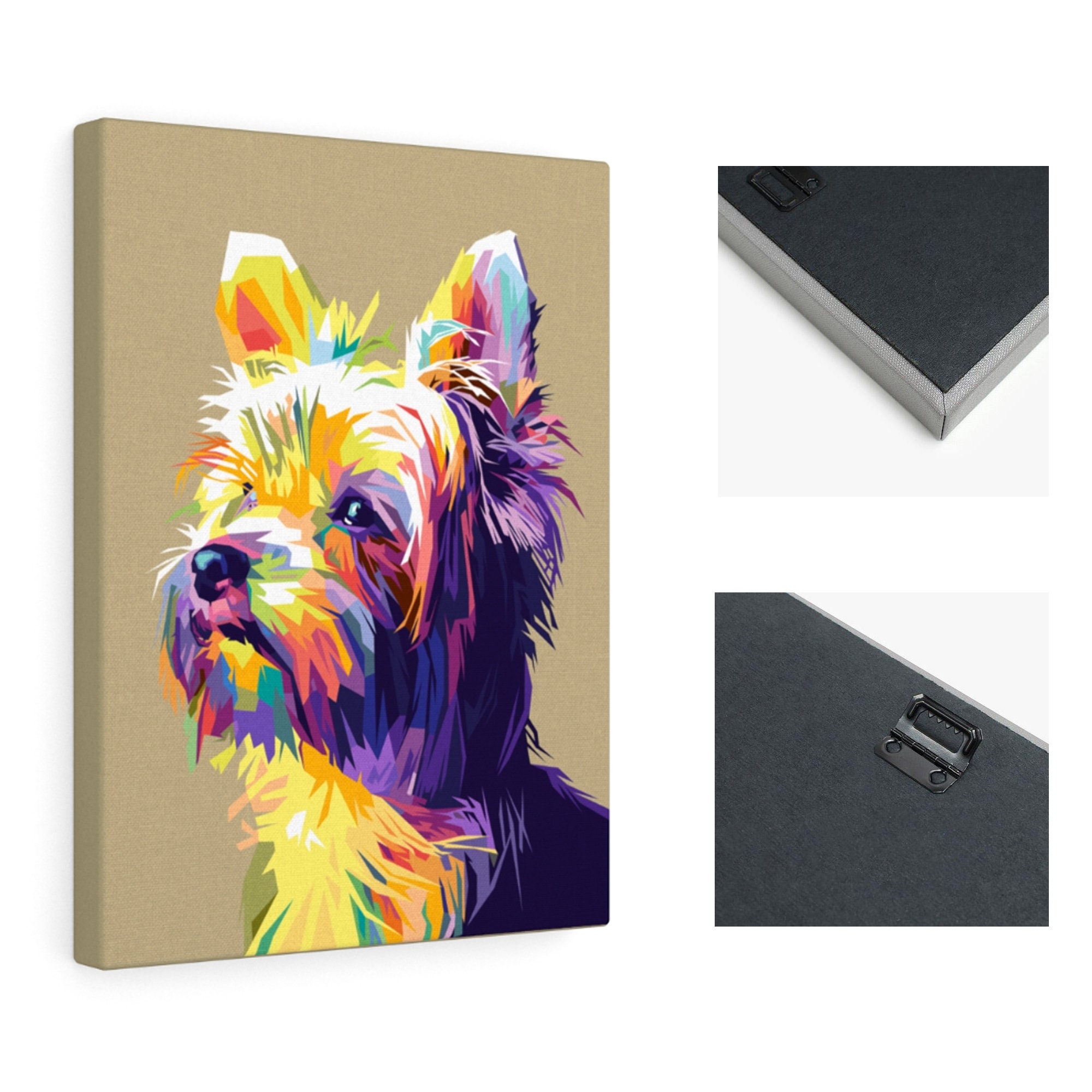 WW Personalized Pet Portrait Pop Art. Dog Portrait, Cat