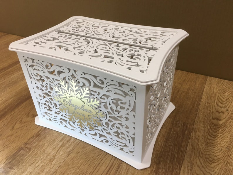 quinceañera card box memory box sweet 15 money box sweet
