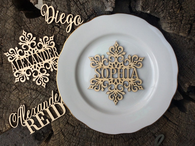 Winter Escort Card Table Seating Arrangement Wedding Etsy