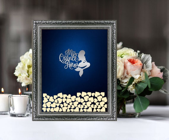 Mis Quince Anos Glitter Foam Wall Banner Decorations