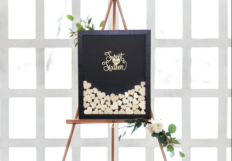 Quinceañera Guest Book idea Sweet Sixteen Sweet 15 for Etsy