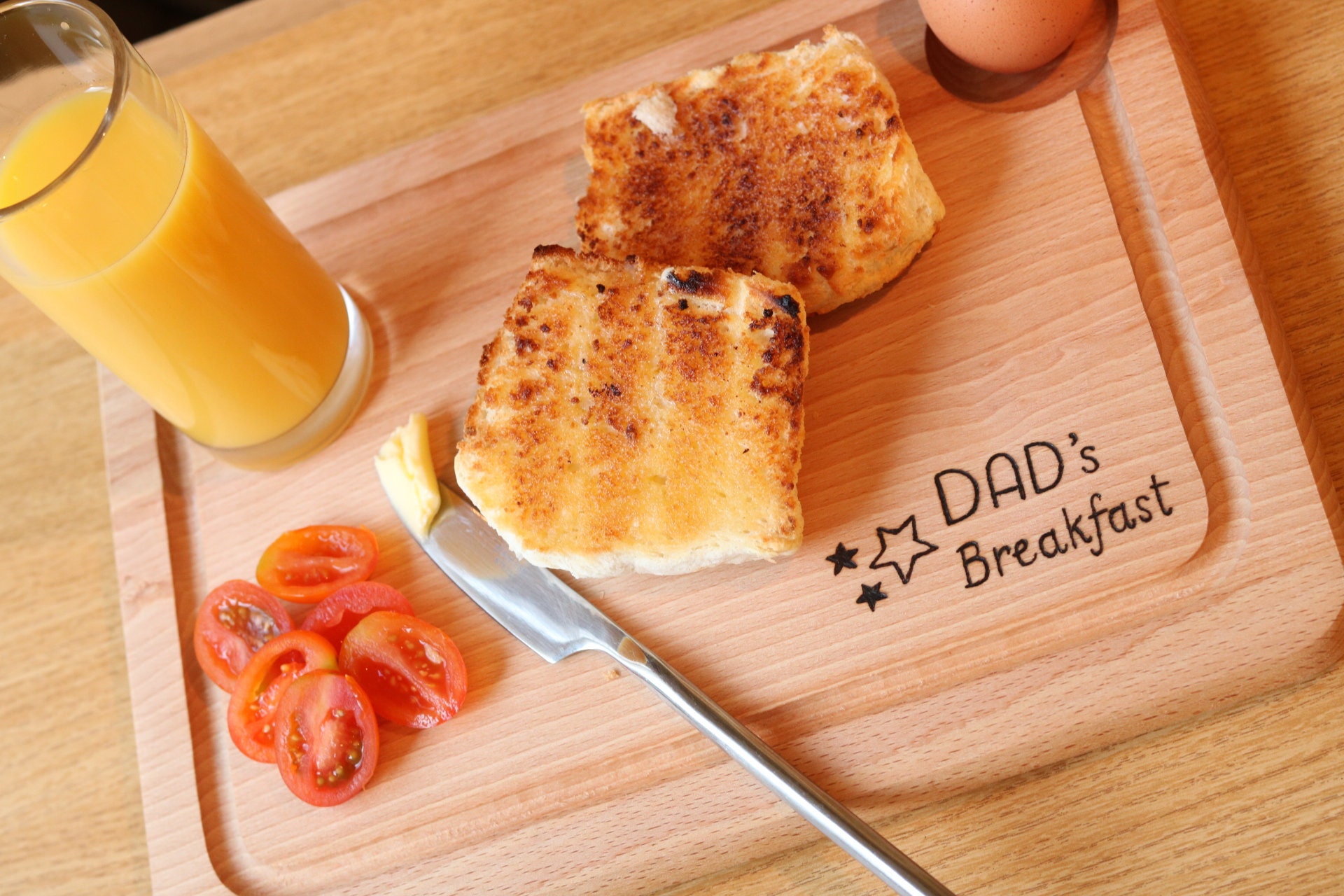 Breakfast board dad gift personalised gift happy fathers Etsy.de