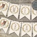 Woodland baby shower banner, welcome baby banner, woodland baby shower decor, baby shower decorations, printable banner