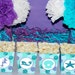 Mermaid popcorn box, Mermaid party birthday popcorn boxes, Under the sea party, Mermaid favors, Under the sea favors, Mermaid party decor