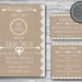 Rustic Baby shower invitation, Rustic Gender Neutral Baby shower Invitation, white lace Invitation, burlap Invitation, Diaper raffle cards