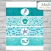 Mermaid party water bottle labels, Mermaid birthday water bottle wrappers, Under the sea party, Printable water bottle labels