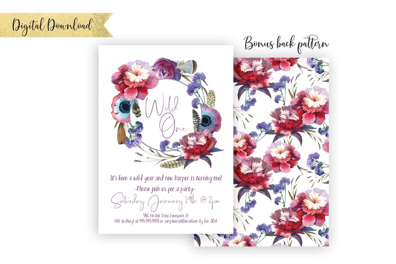 wild-one-first-birthday-party-invitation-digital-download-etsy