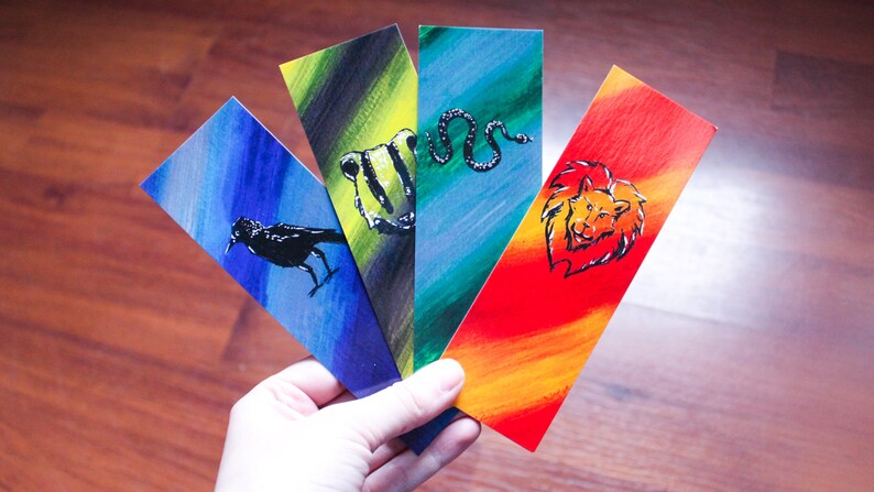 RAVENCLAW Inspired Bookmark Harry Potter Bookmark Ravenclaw Etsy