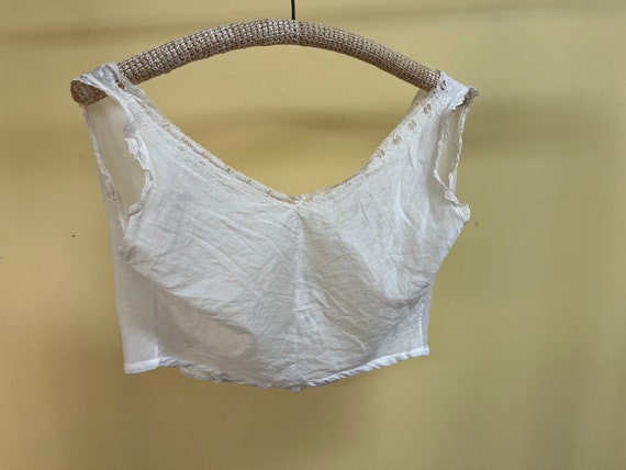 Edwardian Camisole Delicate Cotton Undergarment - image 3
