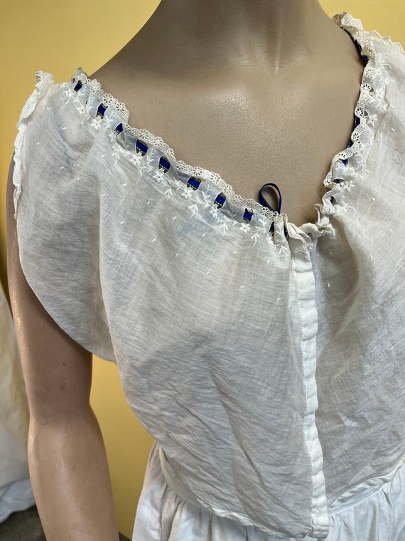 Edwardian Camisole Delicate Cotton Undergarment - image 2