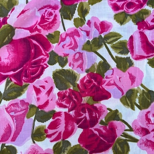 60&#39;s Rose Vintage Summer Dress