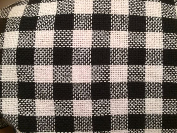 Vintage Plaid Black and White Bolero Jacket Small - image 3