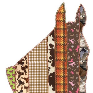 Horses Applique machine embroidery, 8 formats(pes,exp,jef,dst,xxx,hus,vip,vp3), 1 zip file, Instant download