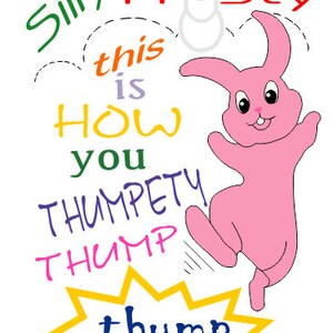 Thumpy Pink Rabbit Silly Rabbit