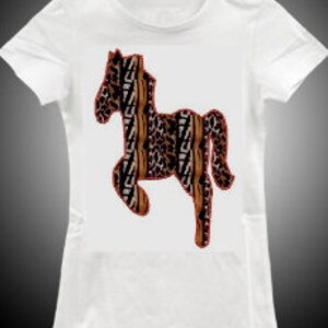 Nannys horse embroidery applique machine embroidery, 8 formats(pes,exp,jef,dst,xxx,hus,vip,vp3), 1 zip file, Instant download