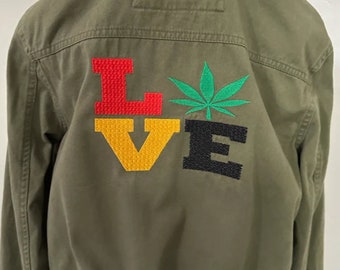 MJ Love patch, Machine embroidery,4 sizes,8 formats(dst,hus,exp,jef,pes,vip,vp3,xxx), instant download,1 zip file w/pdf