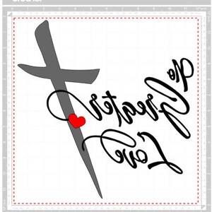 FCM Files for Scanncut and SVG Cut File,no Greater Love, Instant ...
