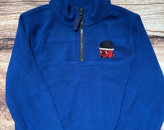 Children's Fleece Embroidered with Cheeky hoover design