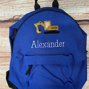 Broderad Digger Personlig Mini Ryggsäck - Barnryggsäck