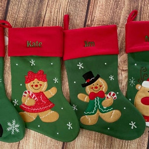 Personalised Christmas Stocking Embroidered / Printed Name Stockings Christmas 2022, Luxury , 40cm Long , Xmas Sock image 3