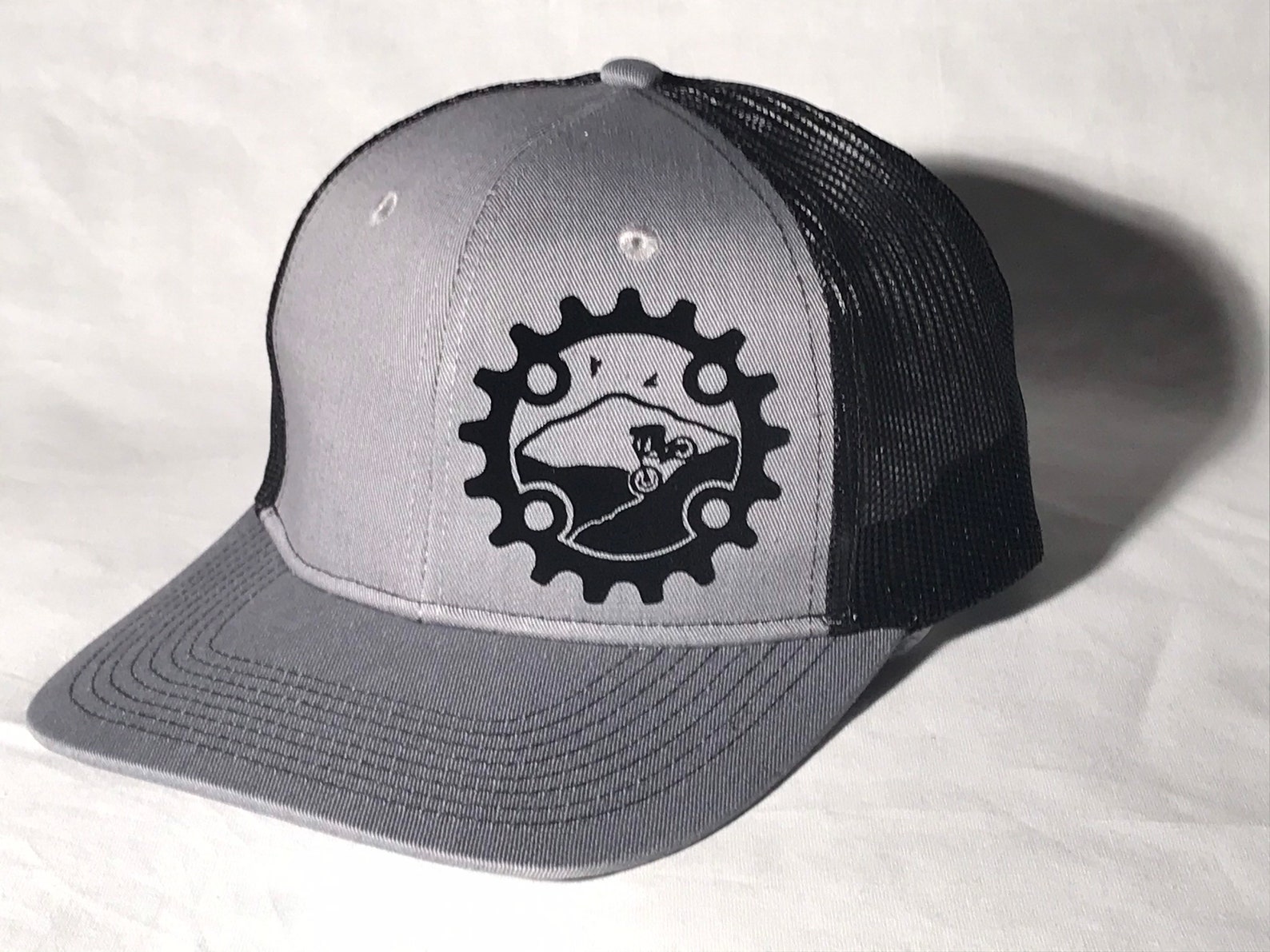 Outdoor Trucker Hat - Mountain Bike Design Snapback For Hiking & Adventure