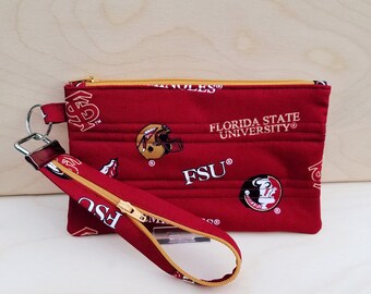 Game Day Wristlet FSU Florida State University