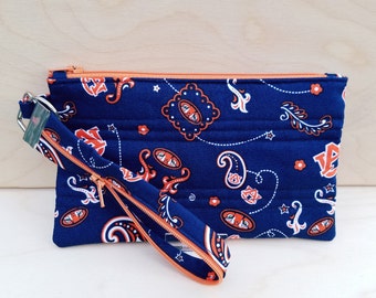 Game Day Wristlet Auburn University Tigers