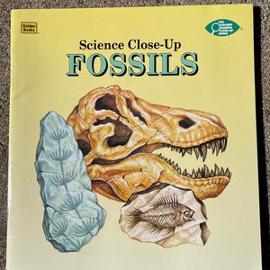 FOSSILS,  Science Close-Up, Golden Books, PB 1992