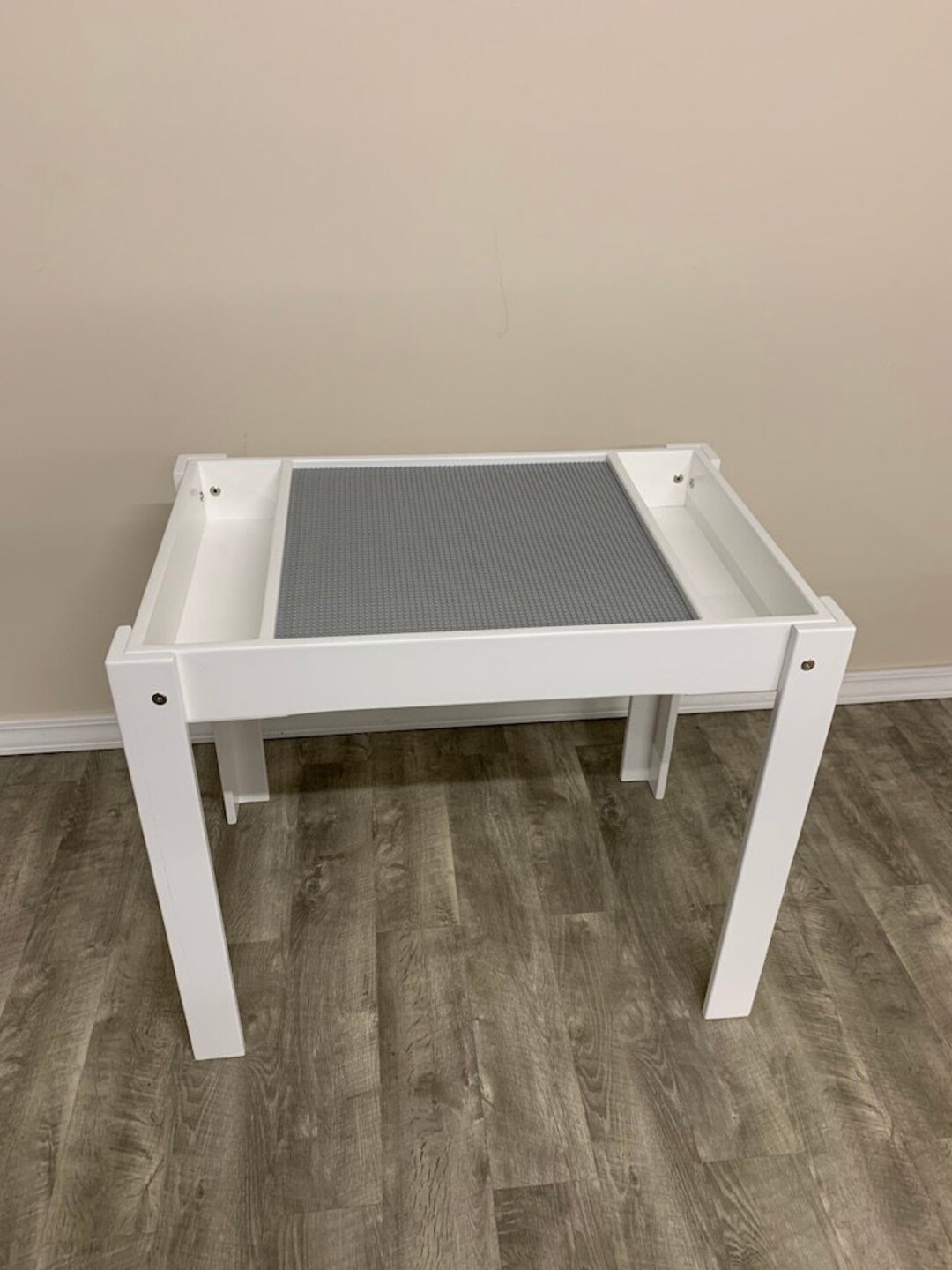 Kids Activity Table With Side Storage Bins, Activity Table Play Desk in ...