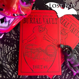 Burial Vault Spring/Summer 2024, Horror Zine, Creepy Zine, Amusement Park Zine, Carnival Horror